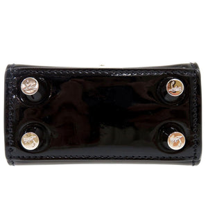 未使用品 クリスチャンルブタン 2way パロマナノ ショルダーバッグ パテントレザー ブラック 1283【中古】Christian Louboutin