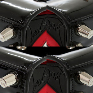 未使用品 クリスチャンルブタン 2way パロマナノ ショルダーバッグ パテントレザー ブラック 1283【中古】Christian Louboutin