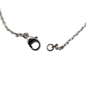 未使用 エルメス ポップアッシュ ポップH メタル マロングラッセ シルバー グレー ネックレス 1294【中古】HERMES