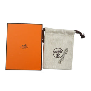 未使用 エルメス ポップアッシュ ポップH メタル マロングラッセ シルバー グレー ネックレス 1294【中古】HERMES