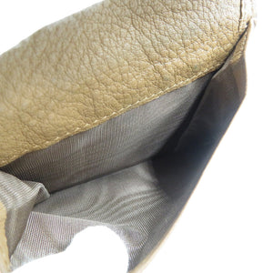 未使用 ミュウミュウ 5MH040 コンパクトウォレット レザー ゴールド金具 キャメル ブラウン 三つ折り財布 1298【中古】MIU MIU