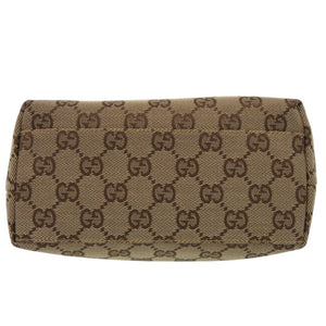 美品 グッチ GGキャンバス mini ミニ ハンドバッグ 002 1079 3754 ベージュ 1306【中古】GUCCI