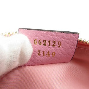 未使用 グッチ 662129 ディズニーコラボ デイジーダック GGスプリーム レザー ベージュ ピンク 筆箱 ペンケース 1310【中古】GUCCI