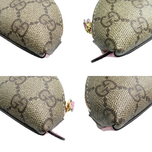 未使用 グッチ 662129 ディズニーコラボ デイジーダック GGスプリーム レザー ベージュ ピンク 筆箱 ペンケース 1310【中古】GUCCI