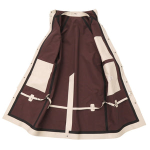 新品同様 エルメス カントリー サイズM ナイロン ベージュ ロングブルゾン 1314【中古】HERMES メンズ