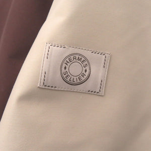 新品同様 エルメス カントリー サイズM ナイロン ベージュ ロングブルゾン 1314【中古】HERMES メンズ