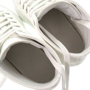 未使用品 エルメス イリコ ハイカット スニーカー 241178Z Illico 刺繍 パッチ コットンキャンバス ホワイト 1316【中古】HERMES