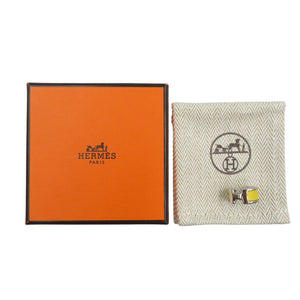 未使用 エルメス オランプPM メタル イエロー シルバー イヤーカフ 1341【中古】HERMES