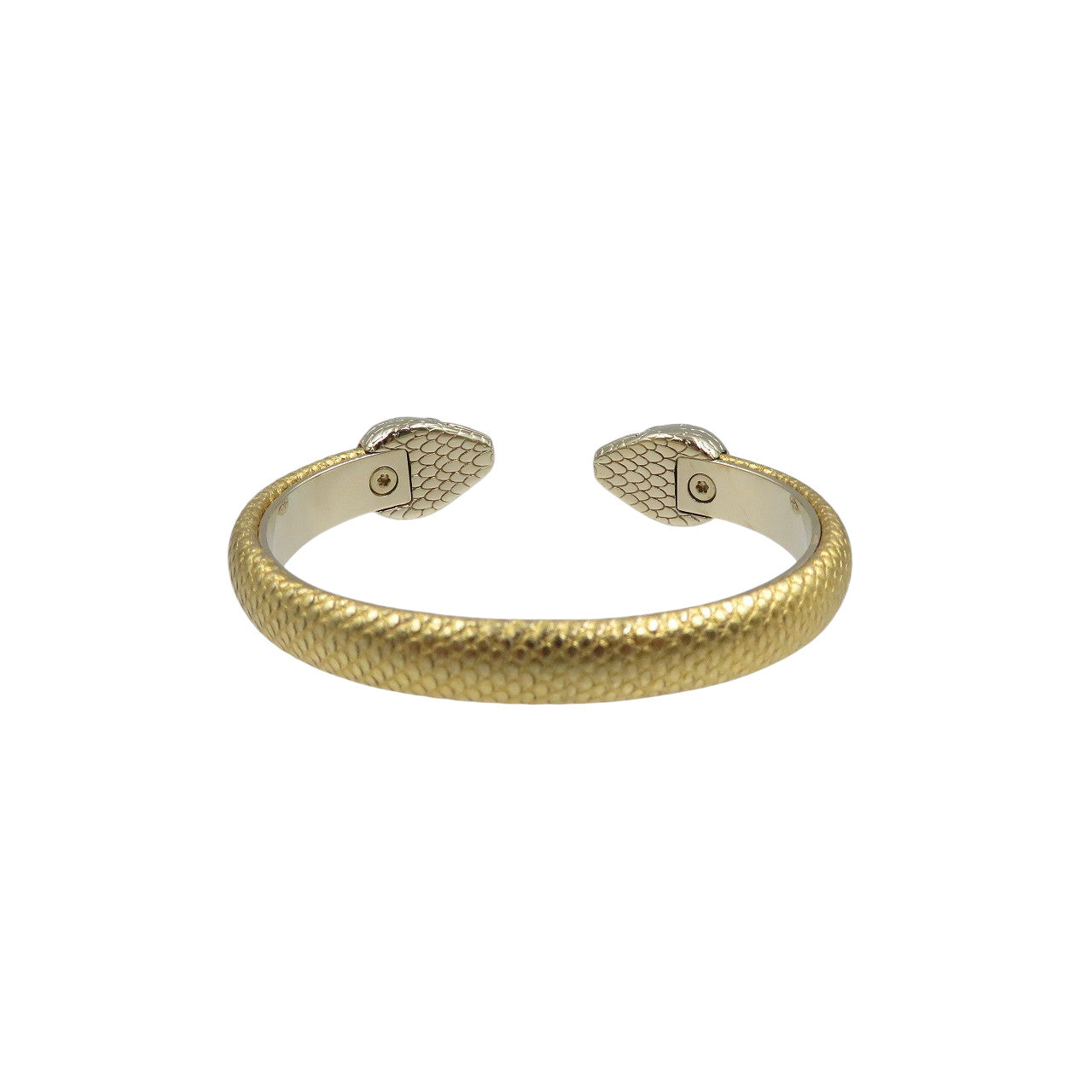 美品 ブルガリ セルペンティ スネーク GP ゴールド バングル 1350【中古】BVLGARI