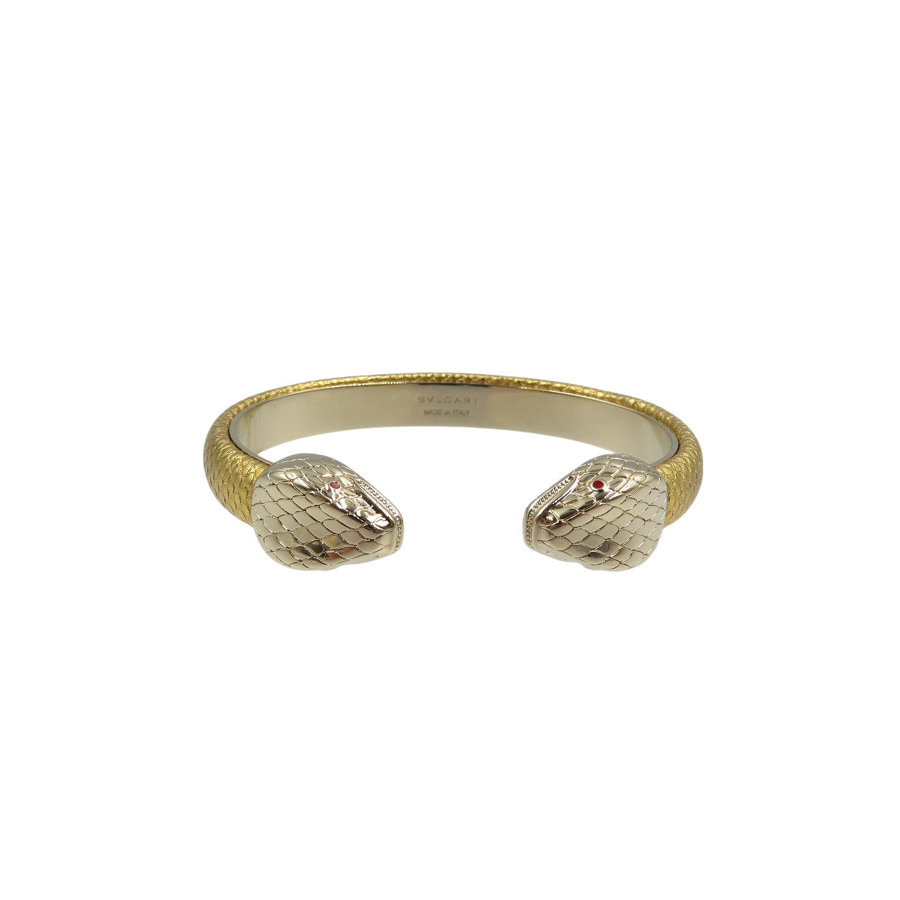 美品 ブルガリ セルペンティ スネーク GP ゴールド バングル 1350【中古】BVLGARI