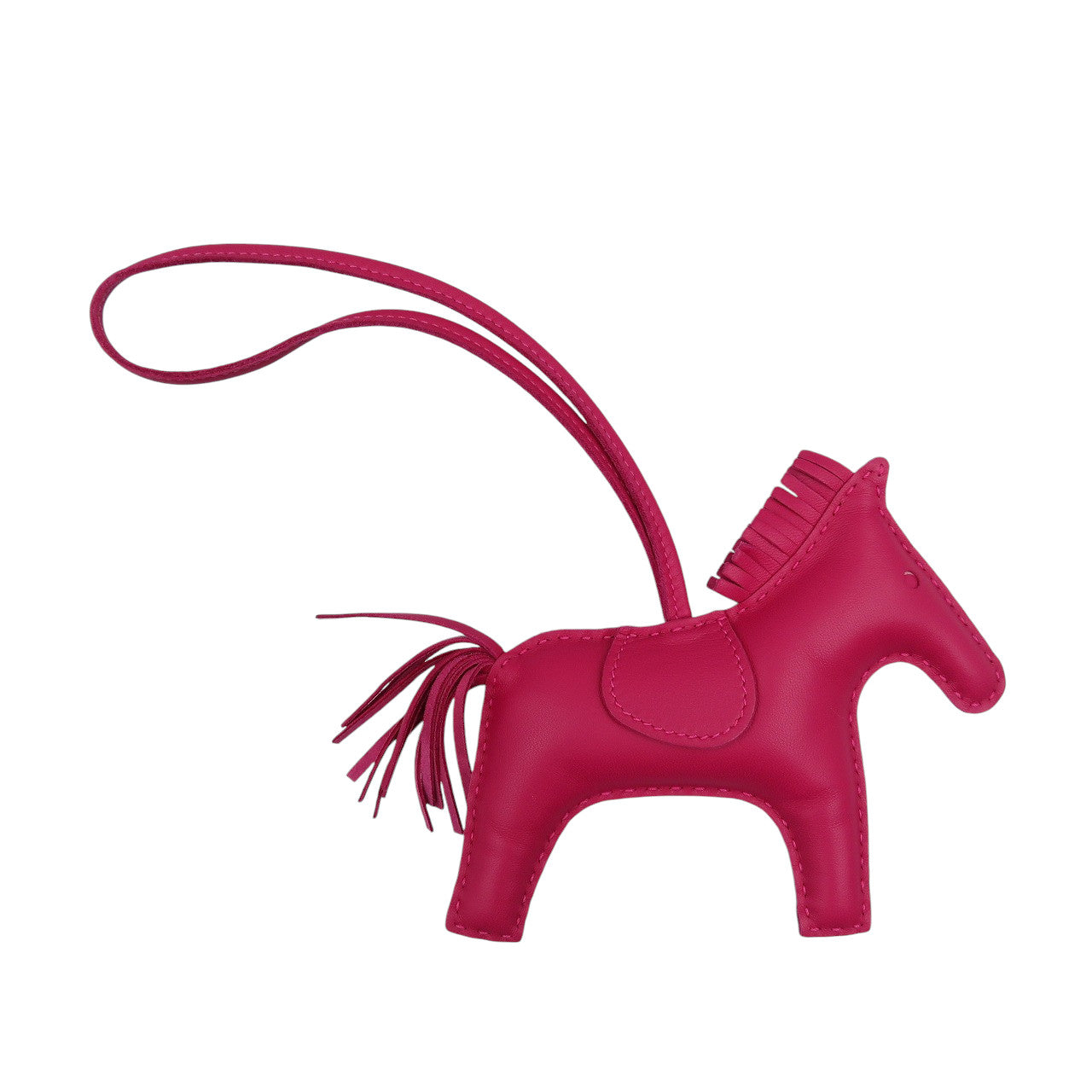 新品同様 エルメス ロデオMM アニョーミロ Y刻印 ローズメキシコ ピンク バッグチャーム 1354【中古】HERMES