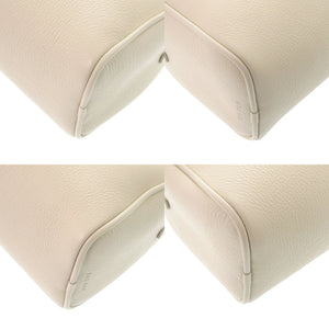 新品同様 ザ ロウ 90's Bag W1281 L97 カーフ アイボリー ハンドバッグ 1361 白 【中古】THE ROW