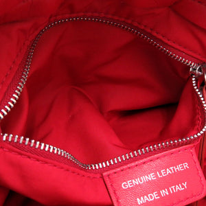 美品 メゾン マルジェラ グラムスラム 2way チェーンショルダーバッグ S56WF0083 クラッチバッグ レザー レッド 1388【中古】Maison Margiela