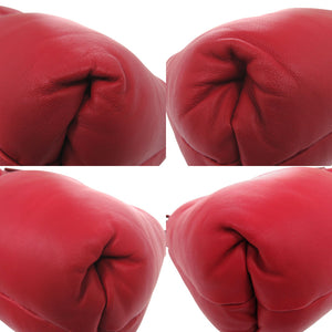 美品 メゾン マルジェラ グラムスラム 2way チェーンショルダーバッグ S56WF0083 クラッチバッグ レザー レッド 1388【中古】Maison Margiela