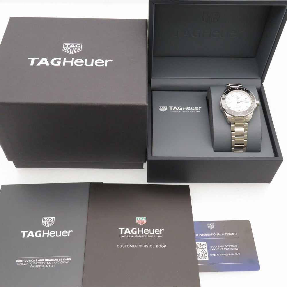 新品同様 タグホイヤー
 自動巻き アクアレーサー プロフェッショナル300 WBP231C.BA0626 腕時計
 ステンレススチール シルバー 1417
【中古】TAG HEUER レディース