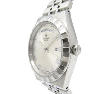 美品 チューダー ロイヤル デイデイト 28600 自動巻き 腕時計 SS シルバー文字盤 1418【中古】Tudor メンズ