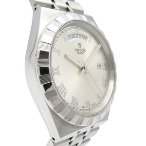 美品 チューダー ロイヤル デイデイト 28600 自動巻き 腕時計 SS シルバー文字盤 1418【中古】Tudor メンズ