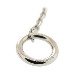 美品 エルメス シェーヌ ダンクル H077349FP01 メタル ヴュルカニウム ブラウン ネックレス 1444【中古】HERMES