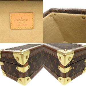 美品 ルイ ヴィトン コフレ トレゾール20 モノグラム ブラウン ジュエリーボックス LV 1447【中古】LOUIS VUITTON