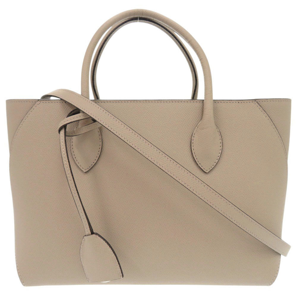 未使用 ボナベンチュラ ミア 27 ノブレッサ BTBN1-GG グレージュ 2WAY ハンドバッグ ショルダーバッグ 1454【中古】BONAVENTURA