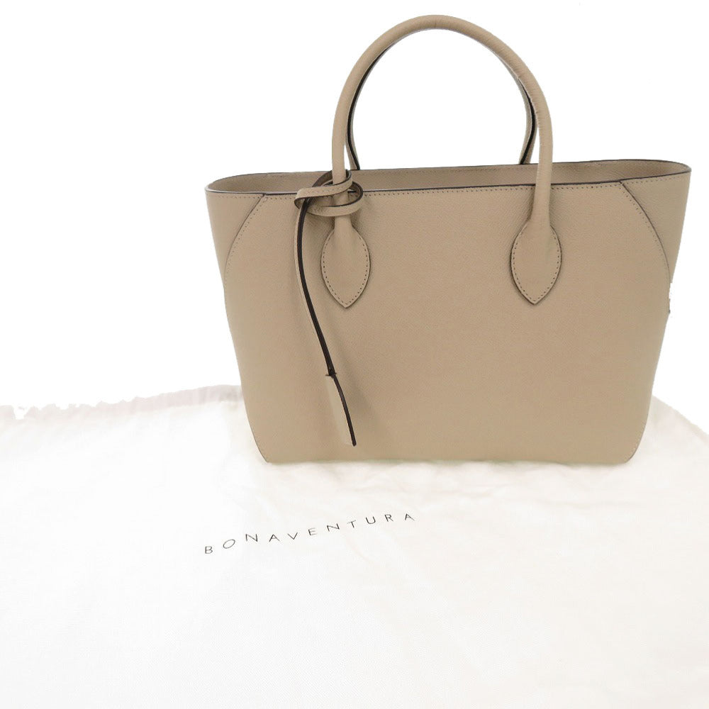 未使用 ボナベンチュラ ミア 27 ノブレッサ BTBN1-GG グレージュ 2WAY ハンドバッグ ショルダーバッグ 1454【中古】BONAVENTURA