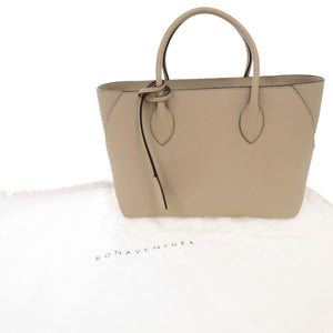 未使用 ボナベンチュラ ミア 27 ノブレッサ BTBN1-GG グレージュ 2WAY ハンドバッグ ショルダーバッグ 1454【中古】BONAVENTURA