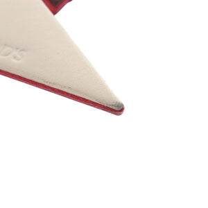 美品 トッズ バッグチャーム フォックス キーホルダー レザー ピンク きつね 1456【中古】TOD’S