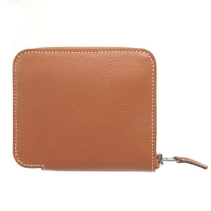 新品同様 エルメス アザップ シルクイン コンパクト B刻印(2023年製) エバーカラー シルク ゴールド コインケース 財布 1474【中古】HERMES