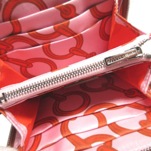 新品同様 エルメス アザップ シルクイン コンパクト B刻印(2023年製) エバーカラー シルク ゴールド コインケース 財布 1474【中古】HERMES