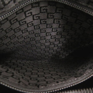 美品 グッチ ナイロン ブラック ショルダーバッグ 黒 1528【中古】GUCCI