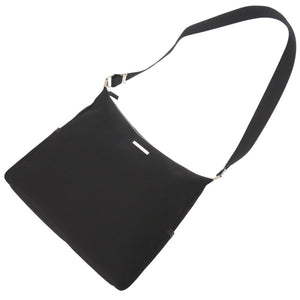 美品 グッチ ナイロン ブラック ショルダーバッグ 黒 1528【中古】GUCCI