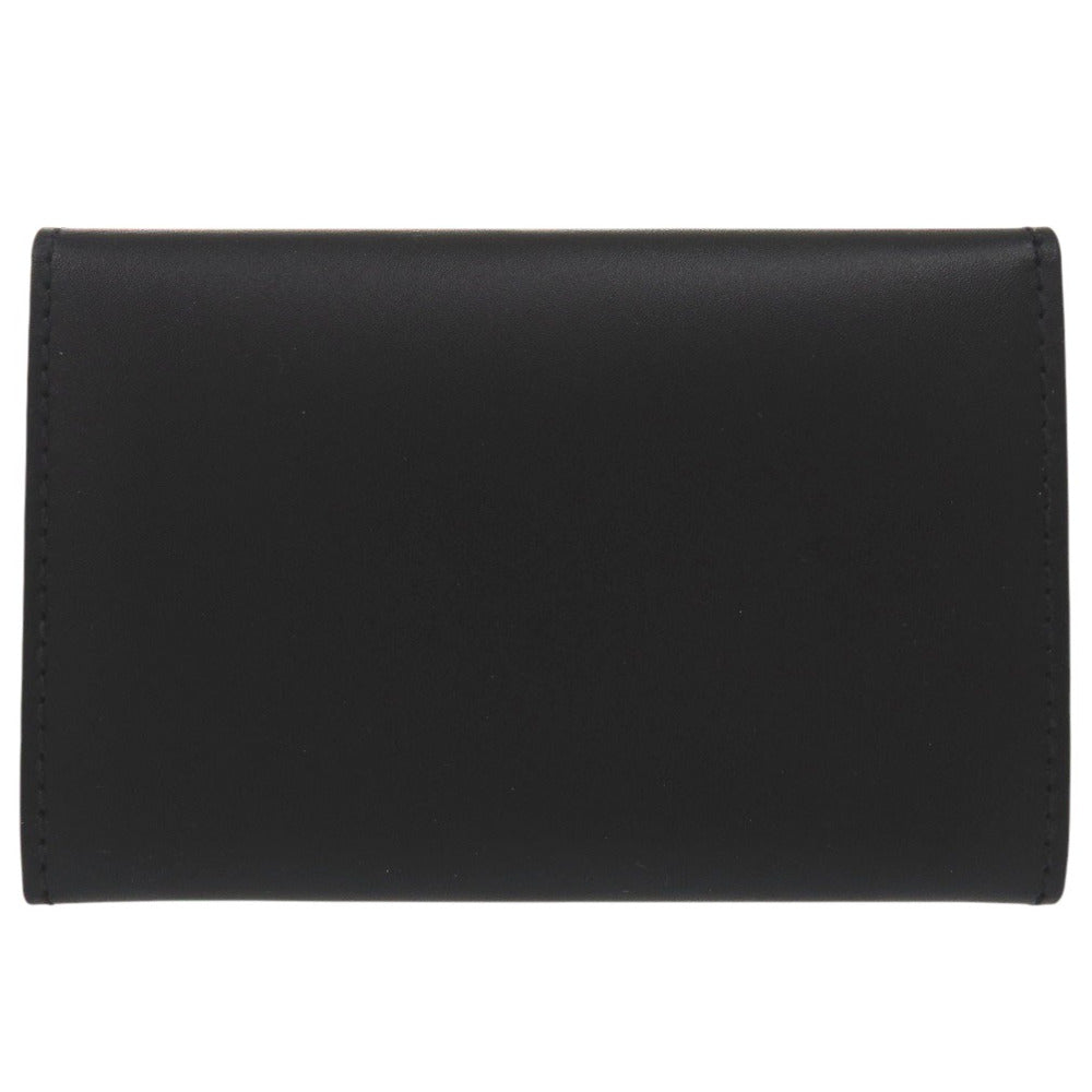 新品同様 イルビゾンテ バケッタスムース 二つ折り パスケース カードケース レザー ブラック 1541【中古】IL BISONTE