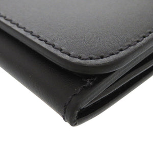 新品同様 イルビゾンテ バケッタスムース 二つ折り パスケース カードケース レザー ブラック 1541【中古】IL BISONTE