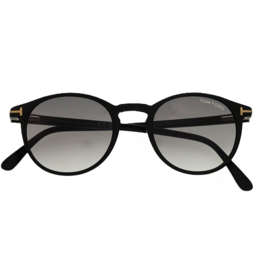 美品 トムフォード アンドレア Andrea-02 TF539 01B プラスチック メタル ブラック 黒 サングラス 1545【中古】TOM FORD