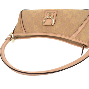 美品 グッチ アビー GG柄 130939 GGキャンバス ピンク ワンショルダーバッグ 1558【中古】GUCCI
