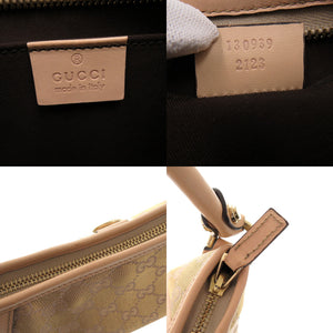 美品 グッチ アビー GG柄 130939 GGキャンバス ピンク ワンショルダーバッグ 1558【中古】GUCCI