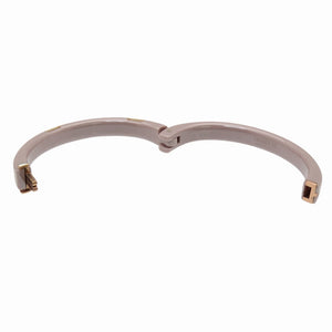 新品同様 ダミアーニ Dアイコン バングル セラミック/K18PG/ダイヤモンド カプチーノ ブレスレット 750PG ダイヤ 1562【中古】Damiani ジュエリー