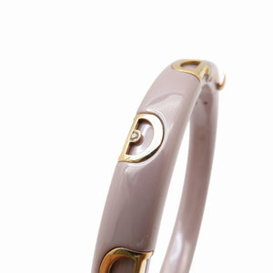 新品同様 ダミアーニ Dアイコン バングル セラミック/K18PG/ダイヤモンド カプチーノ ブレスレット 750PG ダイヤ 1562【中古】Damiani ジュエリー