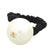 美品 シャネル ココマーク ヘアゴム シュシュ フェイクパール ホワイト ヘアアクセサリー 白 1563【中古】CHANEL