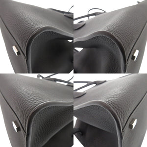 新品同様 ザ ロウ ソフト マルゴー10 W1190 L133 レザー ブラック 2WAY ハンドバッグ ショルダーバッグ 黒 1583【中古】THE ROW