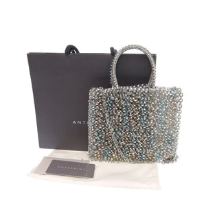 未使用 アンテプリマ スタンダード ミニアトゥーラ ハワイ限定カラー PB21F12045 PVC シルバー 2wayハンドバッグ 1628【中古】ANTEPRIMA