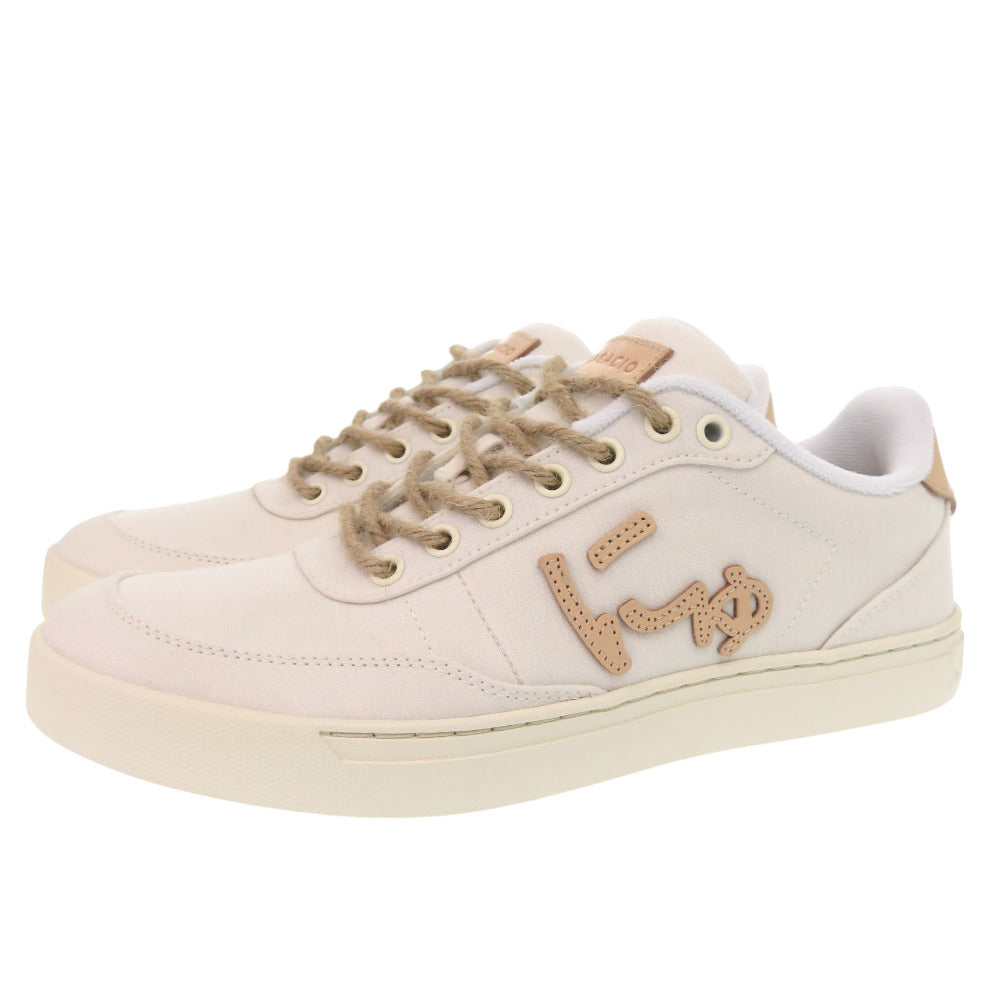 未使用 サンガッチョ にゅ～ず ORGANIC 26cm 天然素材 ホワイト スニーカー 白 1632【中古】Sangacio