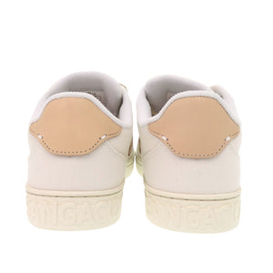 未使用 サンガッチョ にゅ～ず ORGANIC 26cm 天然素材 ホワイト スニーカー 白 1632【中古】Sangacio