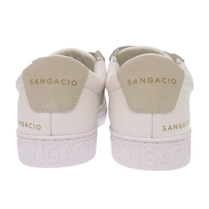 未使用 サンガッチョ にゅ～ず OFF COAT 26cm レザー ホワイト スニーカー 白 1633【中古】Sangacio