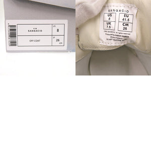 未使用 サンガッチョ にゅ～ず OFF COAT 26cm レザー ホワイト スニーカー 白 1633【中古】Sangacio