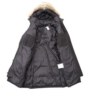 未使用品 カナダグース LORETTE PARKA BLACK LABEL 153934 サイズM ポリエステル ダウン ブラック ダウンジャケット ダウンコート 1635【中古】CANADA GOOSE
