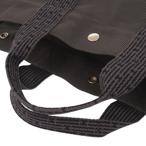 新品同様 エルメス エールライン トート MM キャンバス グレー トートバッグ 0002【中古】HERMES