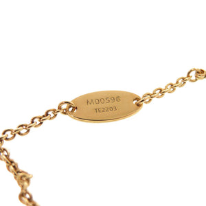 新品同様 ルイ ヴィトン LV アイコニック M00596 メタル ストーン ゴールド ネックレス LV 0023【中古】LOUIS VUITTON