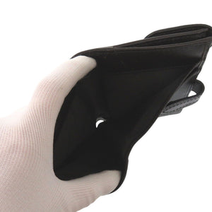 美品 バーバリー チェック PVC レザー ベージュ 二つ折り財布 0024【中古】BURBERRY