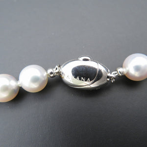 美品 WAKANA アコヤ真珠8.0-8.5ｍｍ ナチュラルブルー ネックレス アコヤパール シルバー ジュエリー 0038【中古】ワカナ